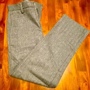GAP Flat Front Wool Blend Pants Herringbone
